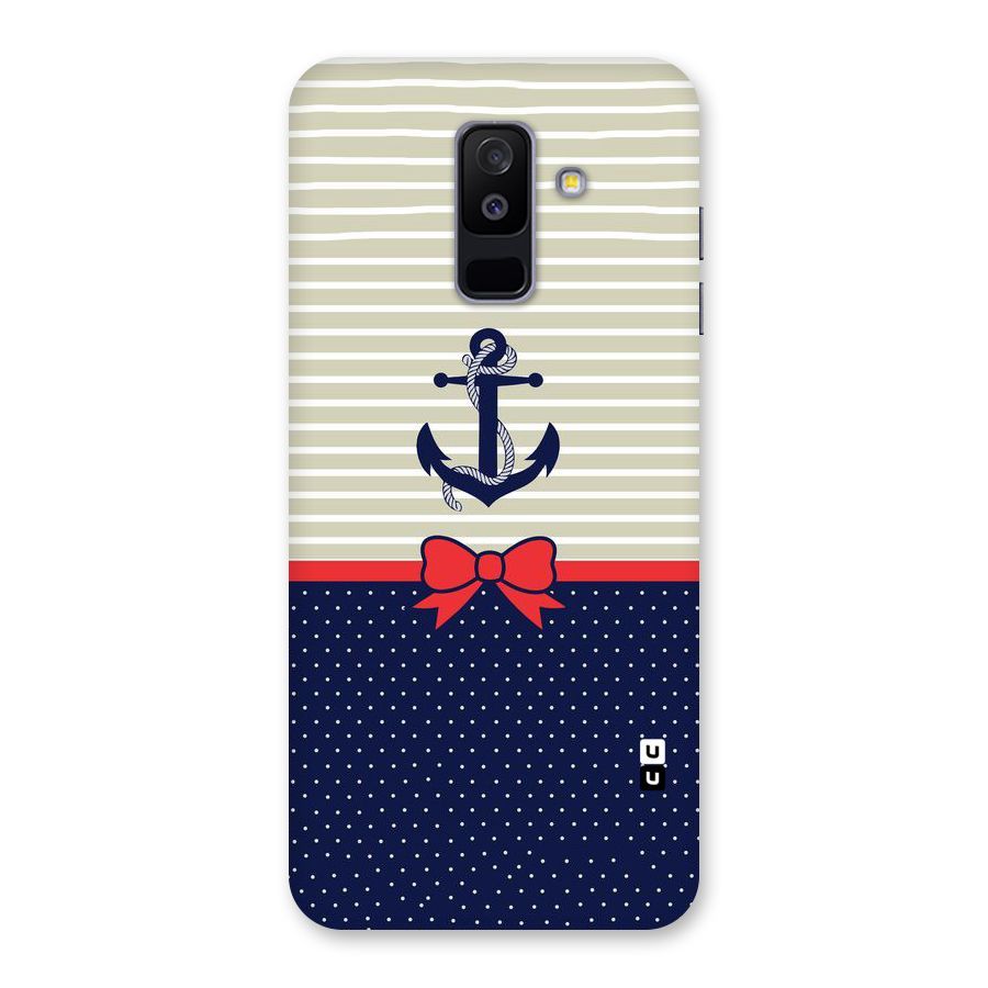 Ribbon Anchor Back Case for Galaxy A6 Plus