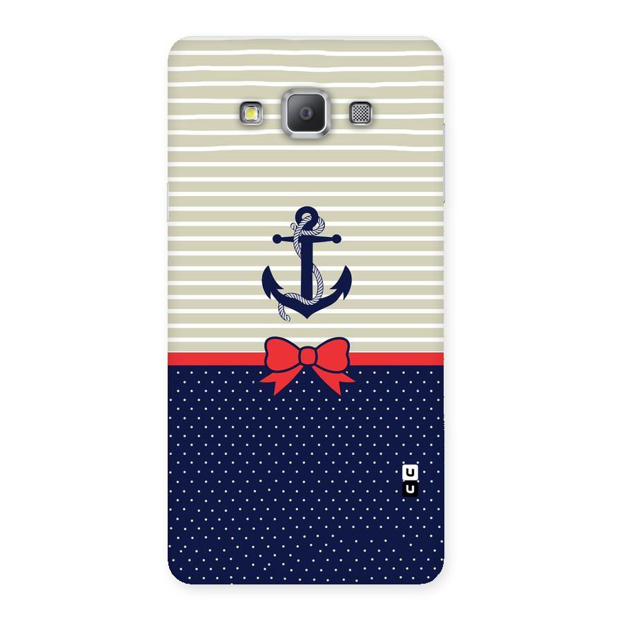 Ribbon Anchor Back Case for Galaxy A7