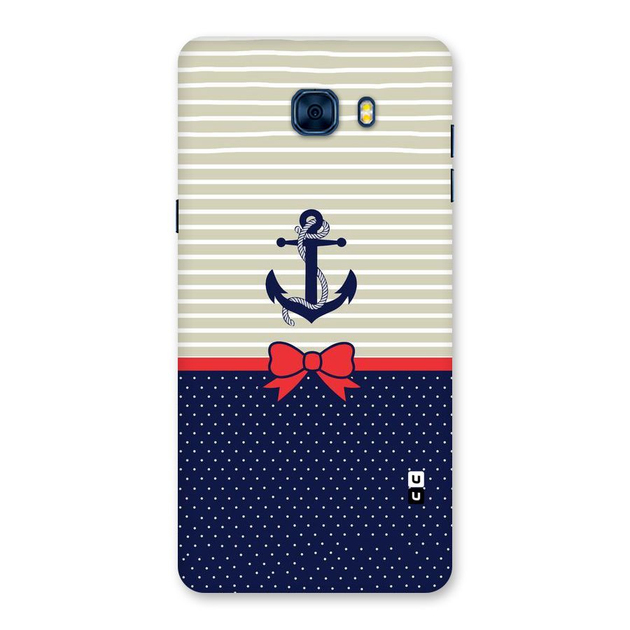 Ribbon Anchor Back Case for Galaxy C7 Pro