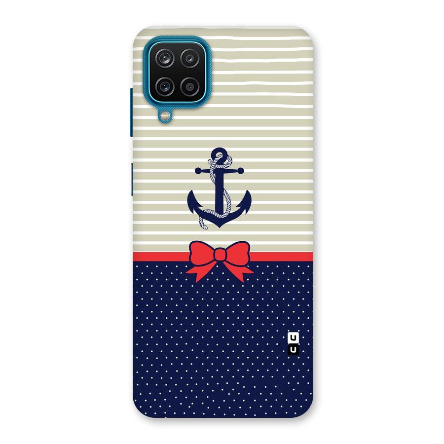 Ribbon Anchor Back Case for Galaxy F12