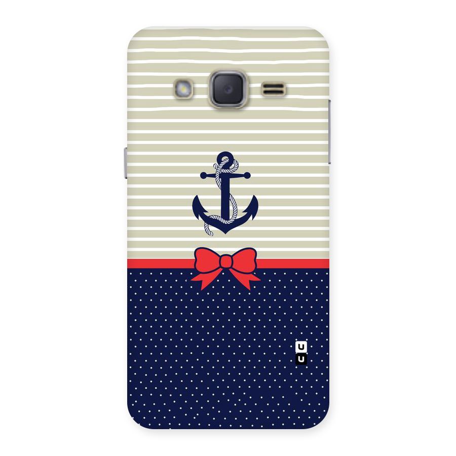 Ribbon Anchor Back Case for Galaxy J2