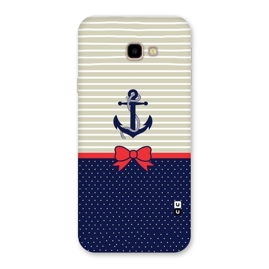 Ribbon Anchor Back Case for Galaxy J4 Plus