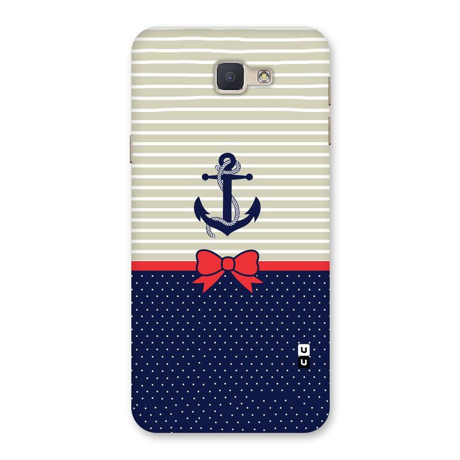 Ribbon Anchor Back Case for Galaxy J5 Prime