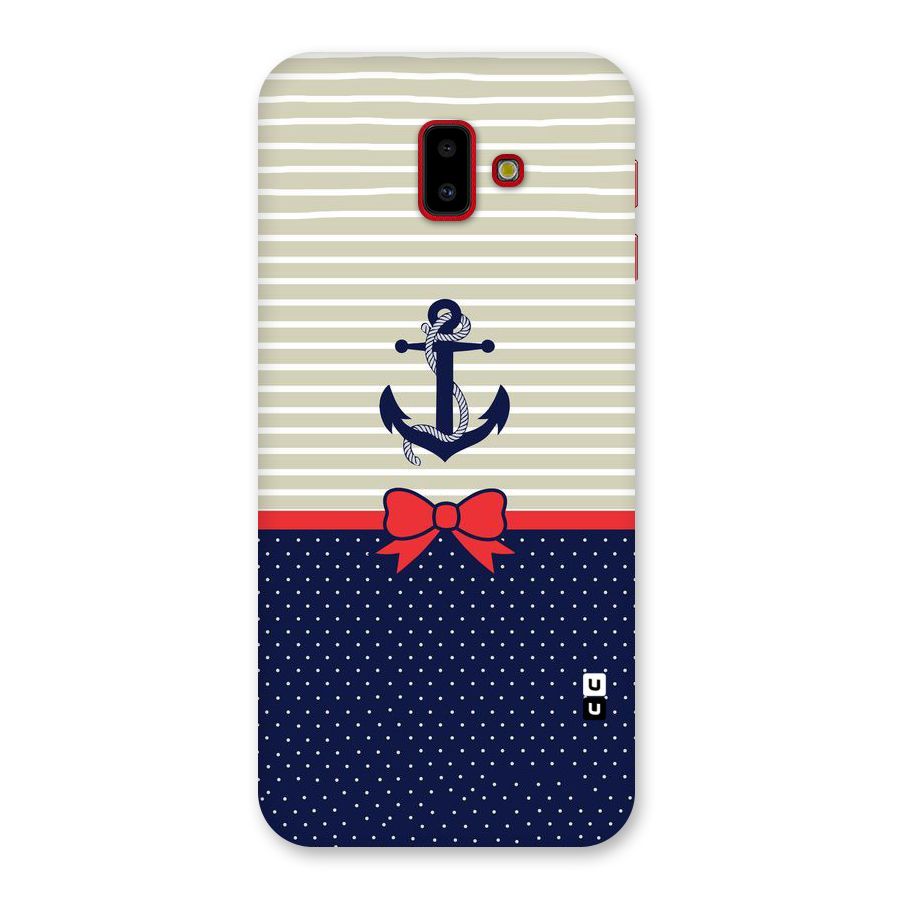 Ribbon Anchor Back Case for Galaxy J6 Plus