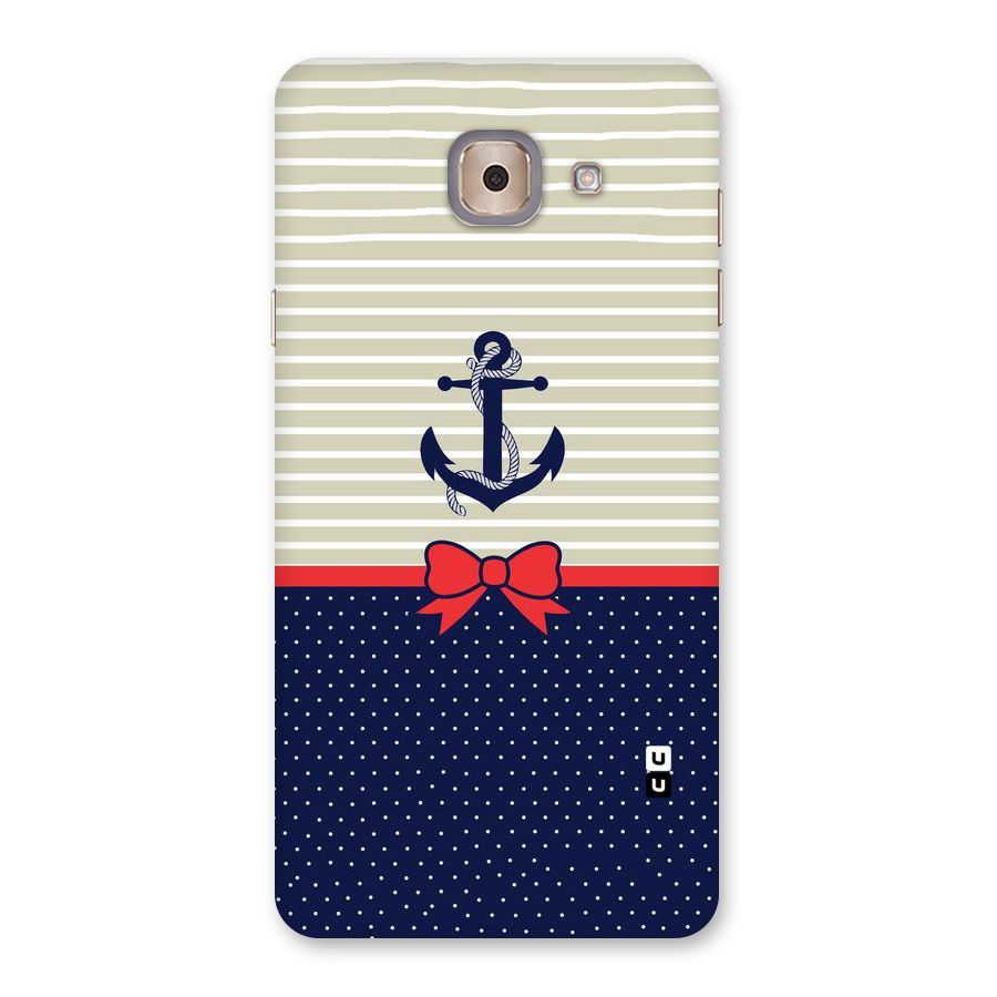 Ribbon Anchor Back Case for Galaxy J7 Max