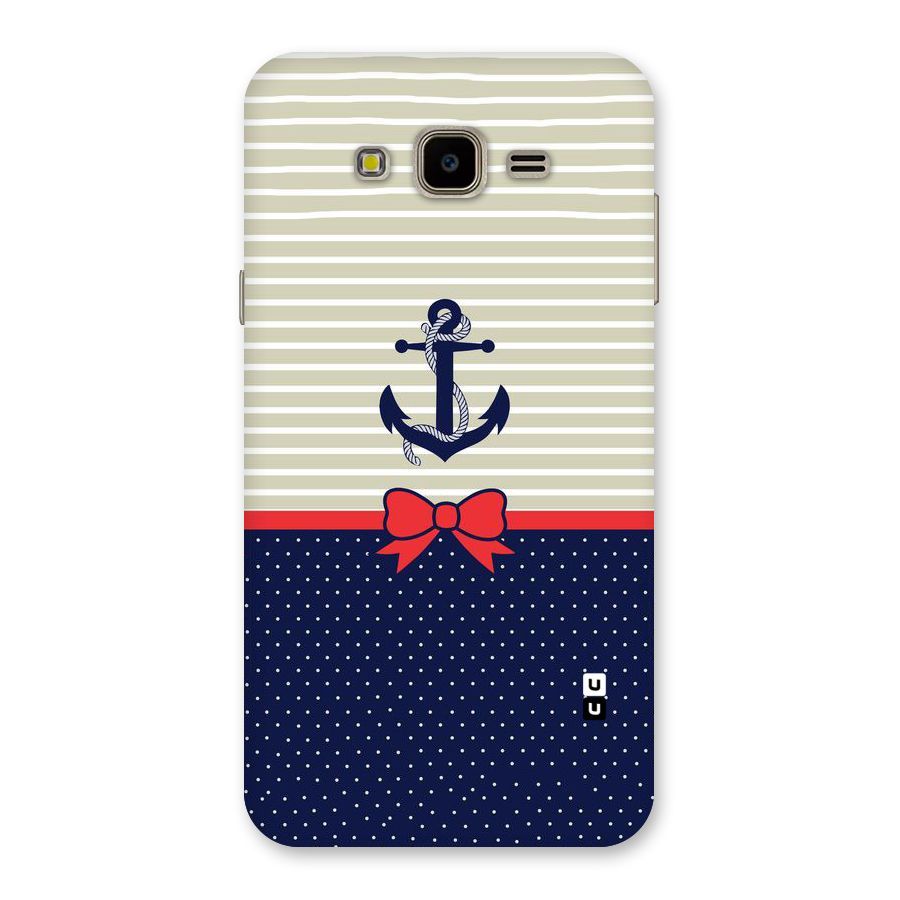 Ribbon Anchor Back Case for Galaxy J7 Nxt