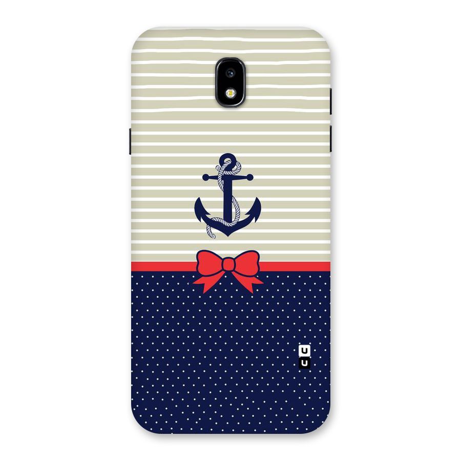 Ribbon Anchor Back Case for Galaxy J7 Pro