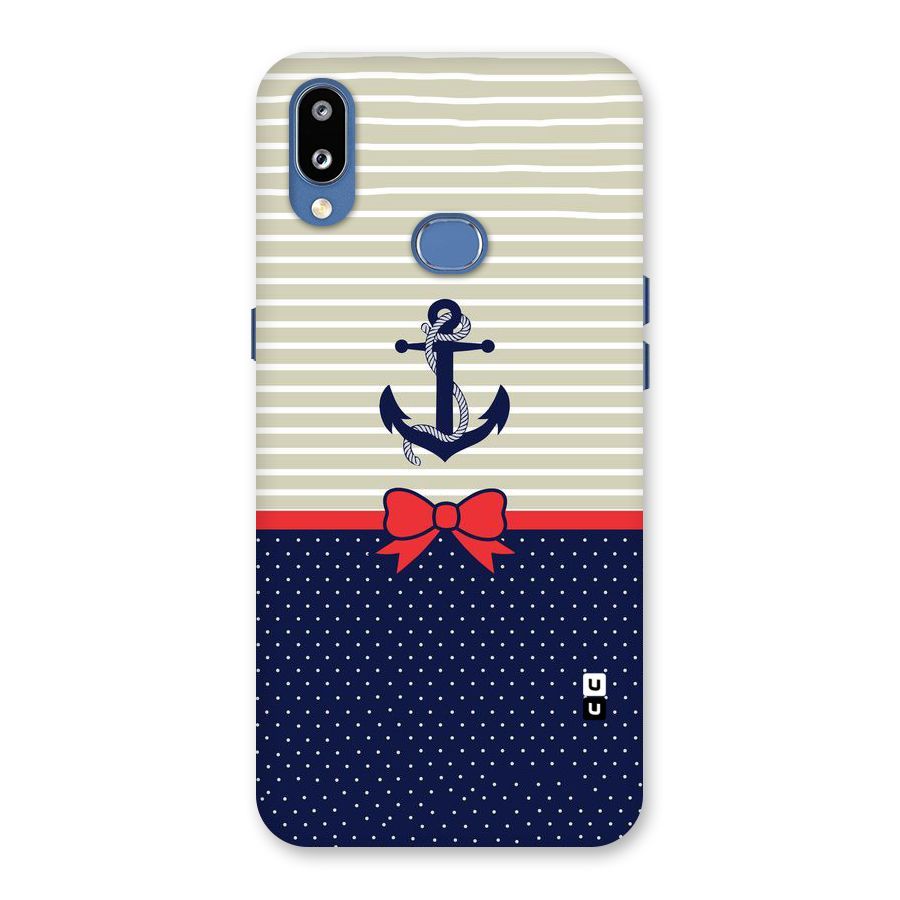 Ribbon Anchor Back Case for Galaxy M01s
