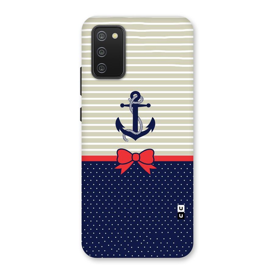 Ribbon Anchor Back Case for Galaxy M02s