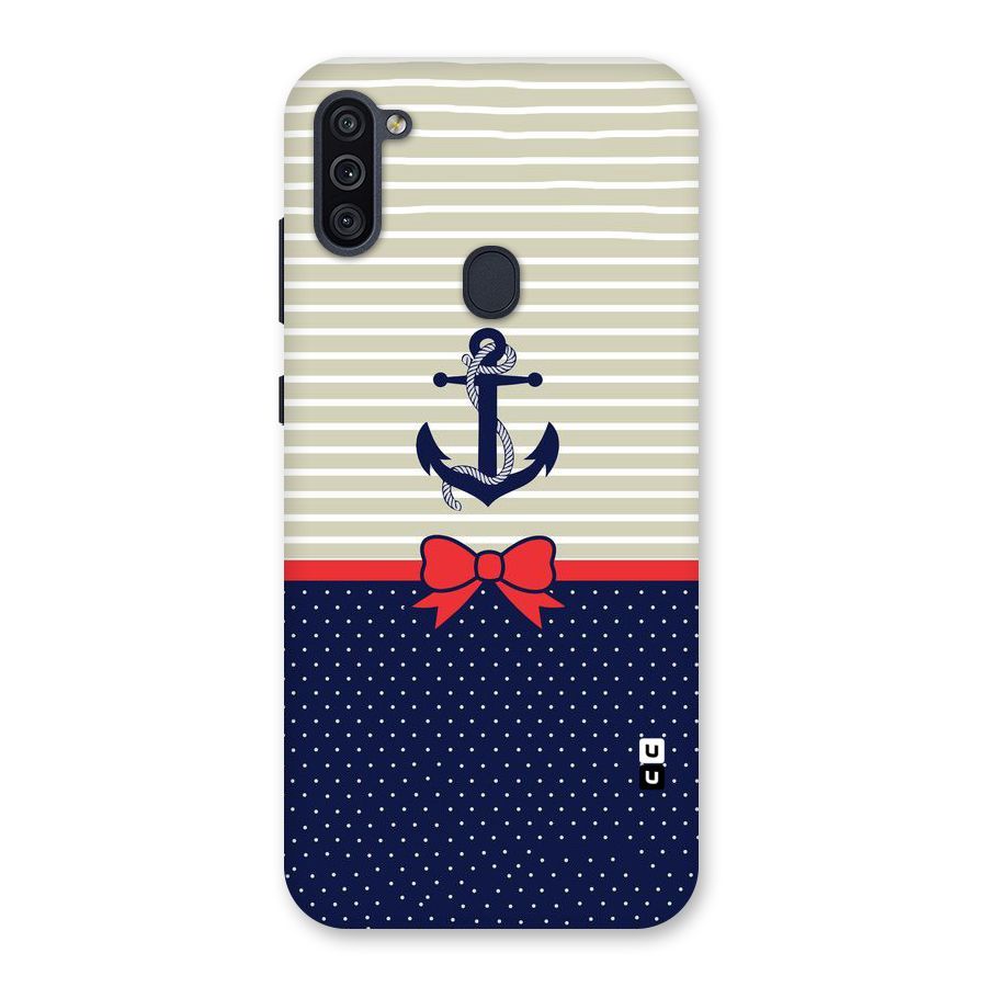 Ribbon Anchor Back Case for Galaxy M11