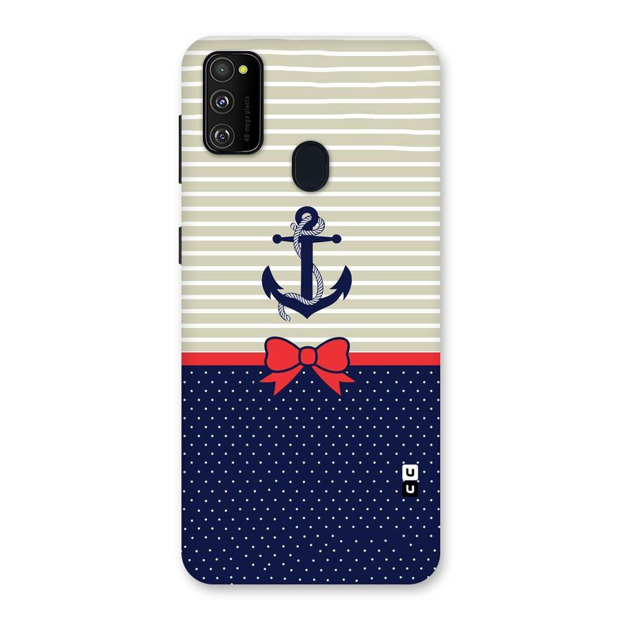 Ribbon Anchor Back Case for Galaxy M30s