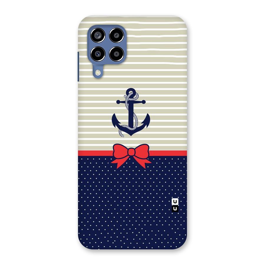 Ribbon Anchor Back Case for Galaxy M53 5G
