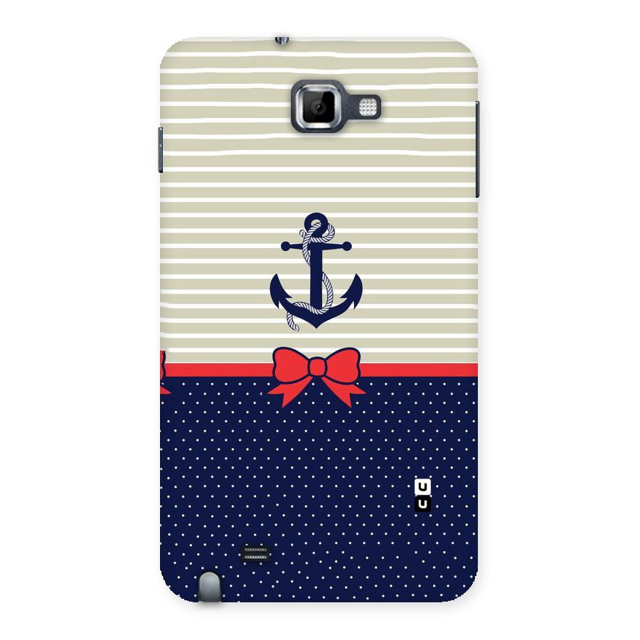 Ribbon Anchor Back Case for Galaxy Note