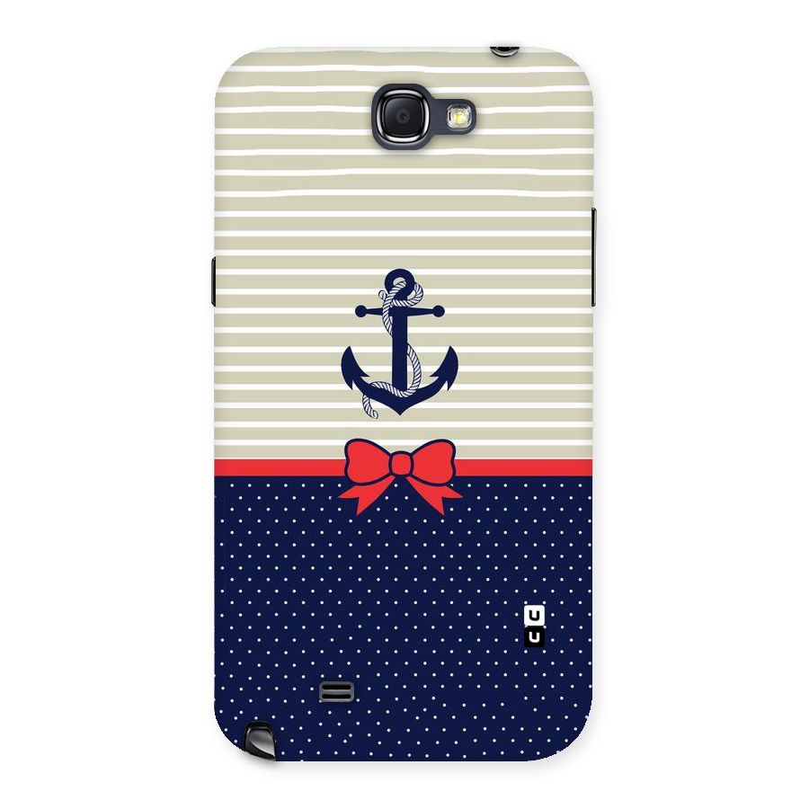 Ribbon Anchor Back Case for Galaxy Note 2
