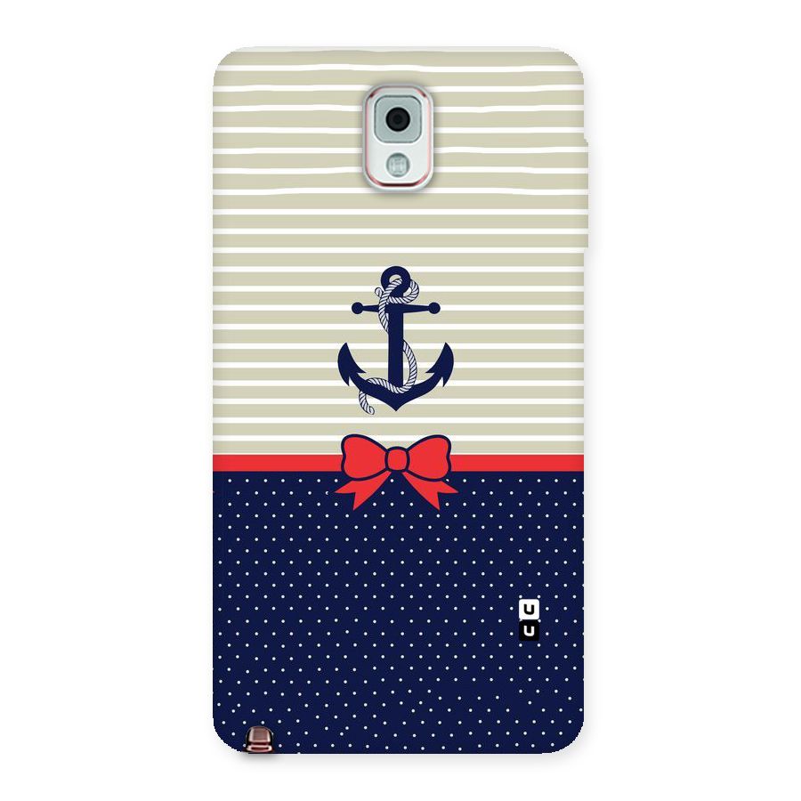 Ribbon Anchor Back Case for Galaxy Note 3
