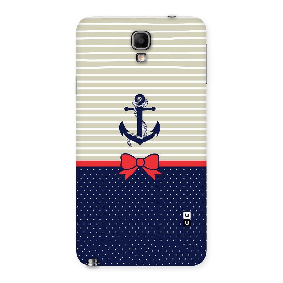 Ribbon Anchor Back Case for Galaxy Note 3 Neo