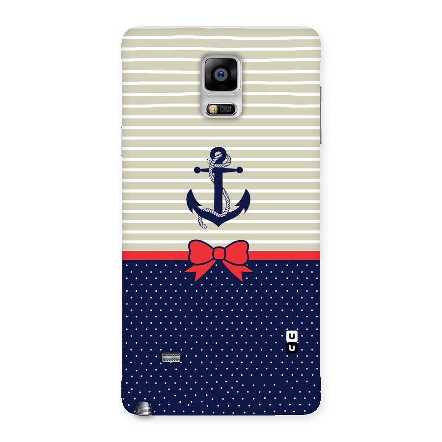 Ribbon Anchor Back Case for Galaxy Note 4