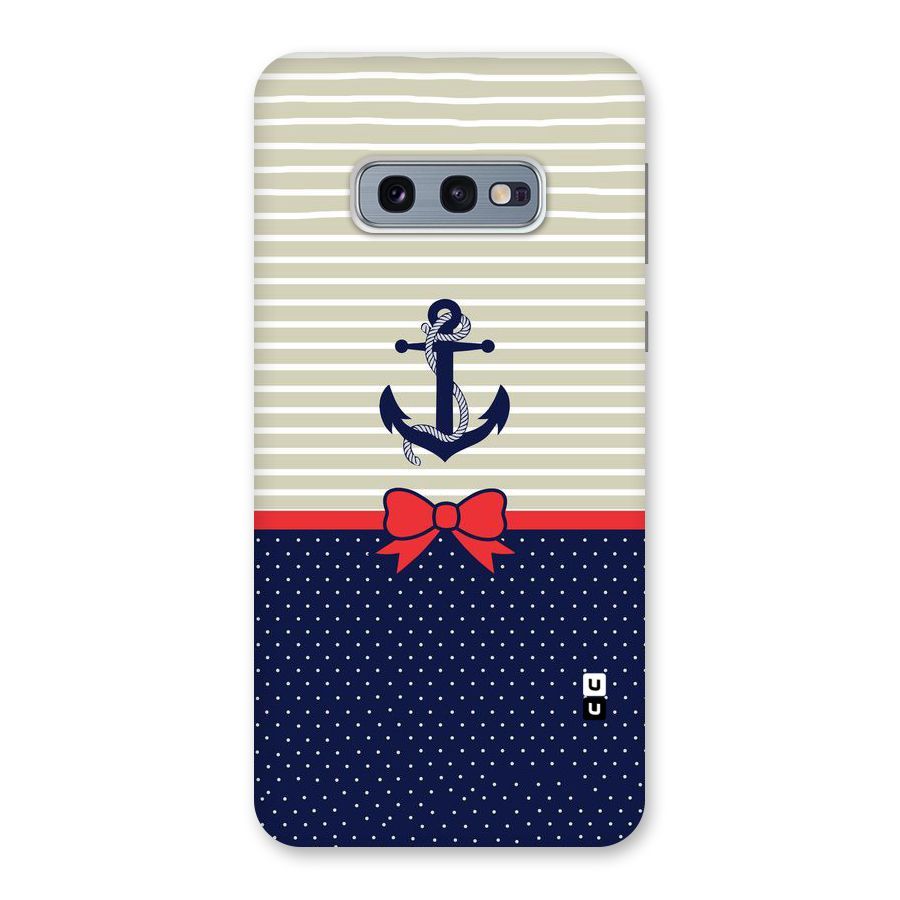 Ribbon Anchor Back Case for Galaxy S10e