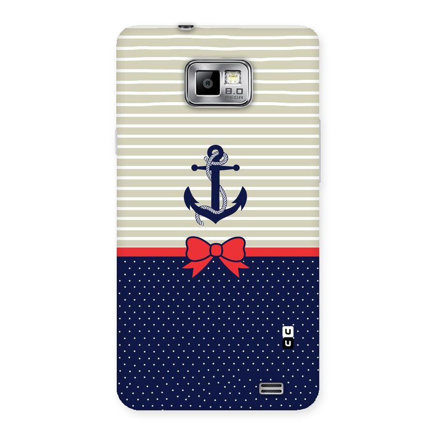 Ribbon Anchor Back Case for Galaxy S2