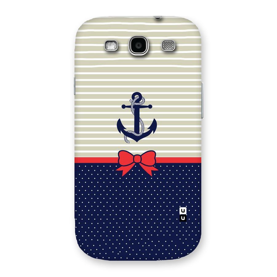 Ribbon Anchor Back Case for Galaxy S3