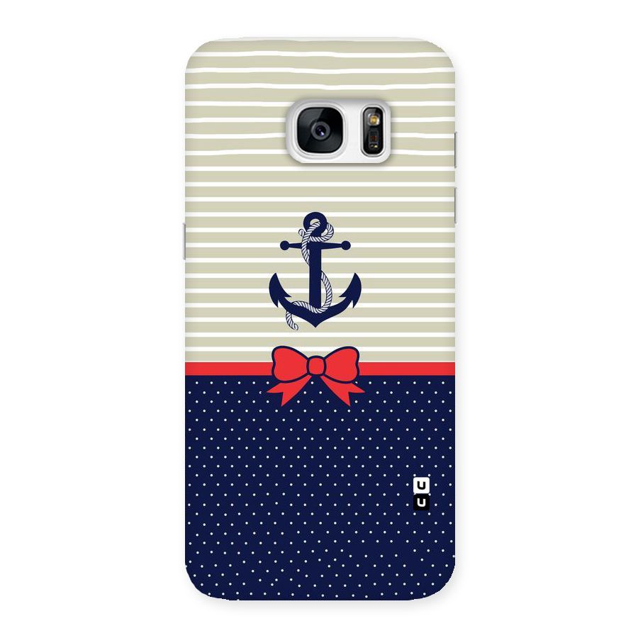 Ribbon Anchor Back Case for Galaxy S7 Edge