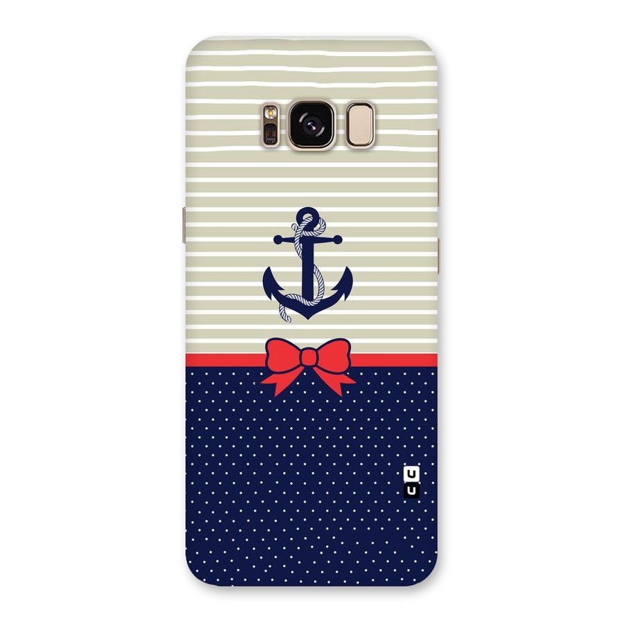Ribbon Anchor Back Case for Galaxy S8