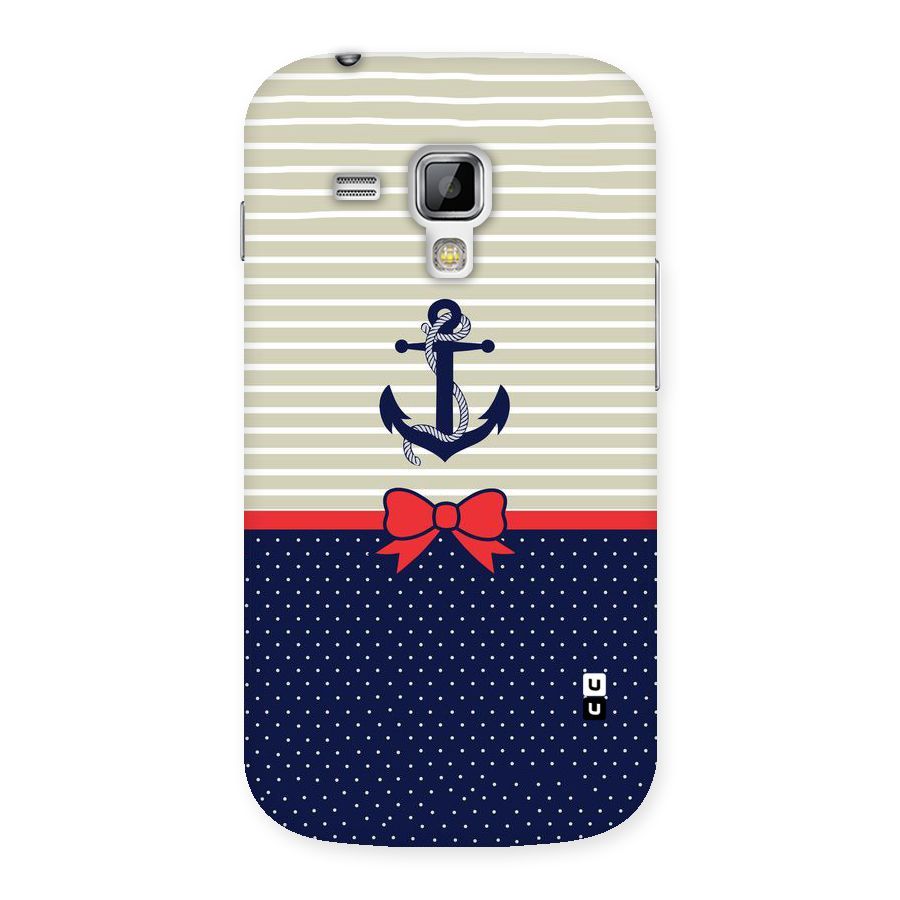 Ribbon Anchor Back Case for Galaxy S Duos