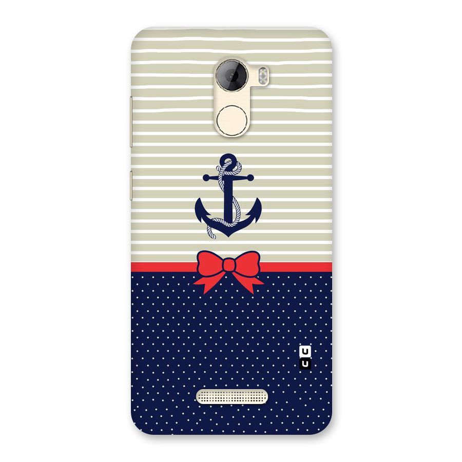 Ribbon Anchor Back Case for Gionee A1 LIte