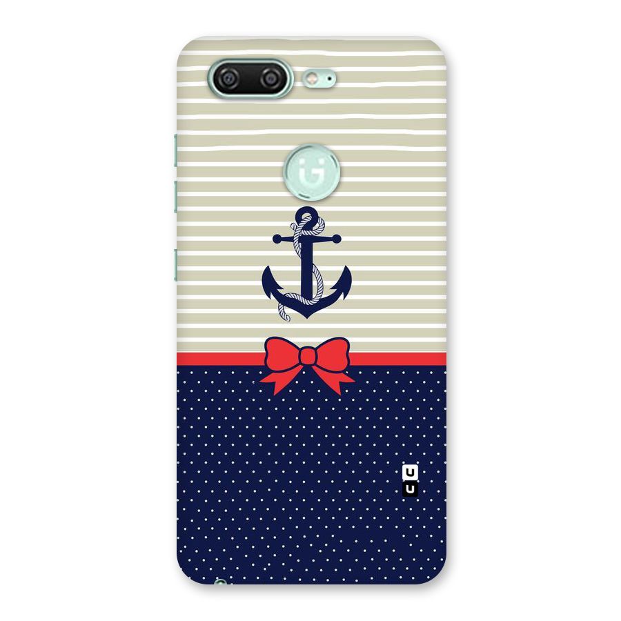 Ribbon Anchor Back Case for Gionee S10