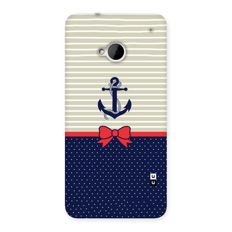 Ribbon Anchor Back Case for HTC One M7