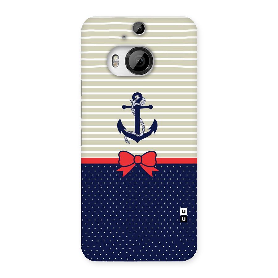 Ribbon Anchor Back Case for HTC One M9 Plus