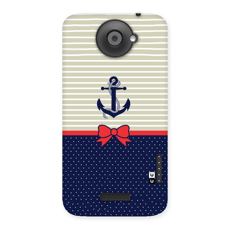 Ribbon Anchor Back Case for HTC One X