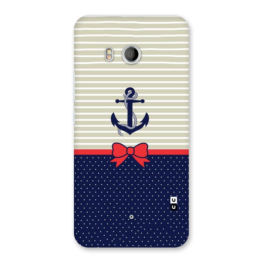 Ribbon Anchor Back Case for HTC U11