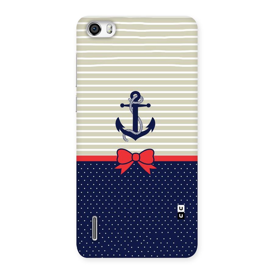 Ribbon Anchor Back Case for Honor 6