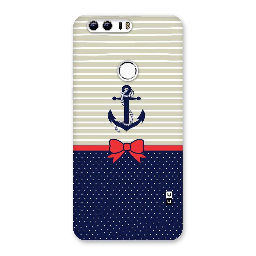Ribbon Anchor Back Case for Honor 8