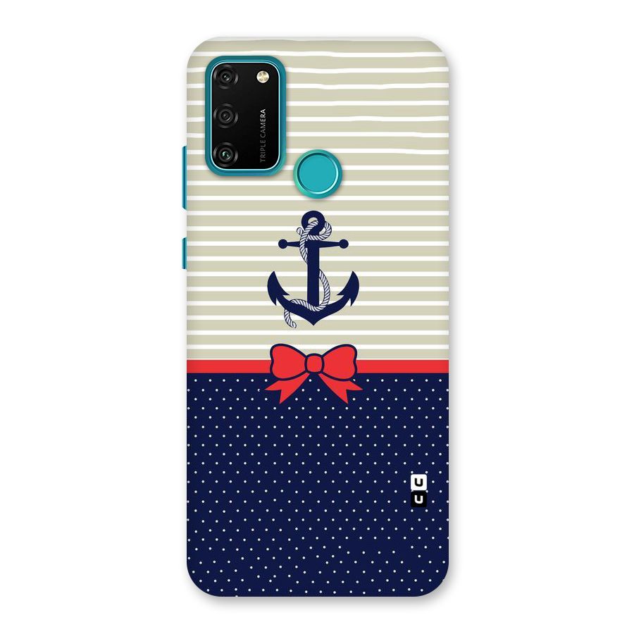 Ribbon Anchor Back Case for Honor 9A