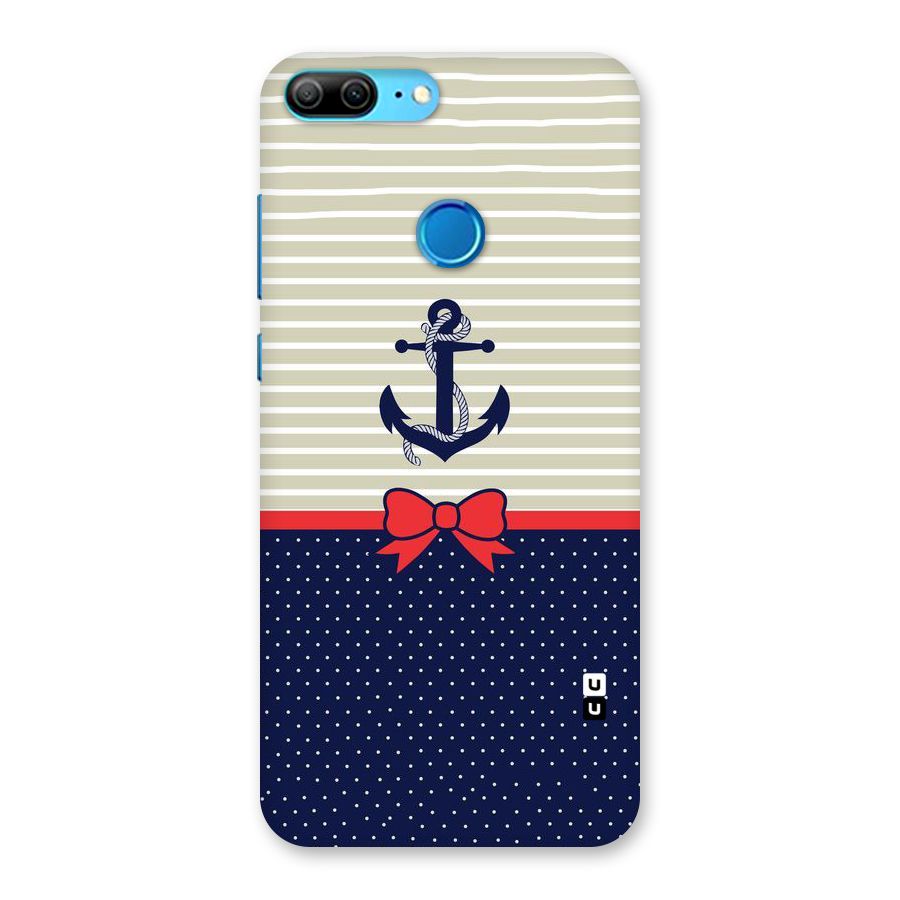 Ribbon Anchor Back Case for Honor 9 Lite