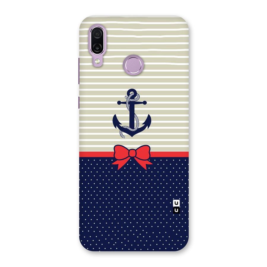 Ribbon Anchor Back Case for Honor Play