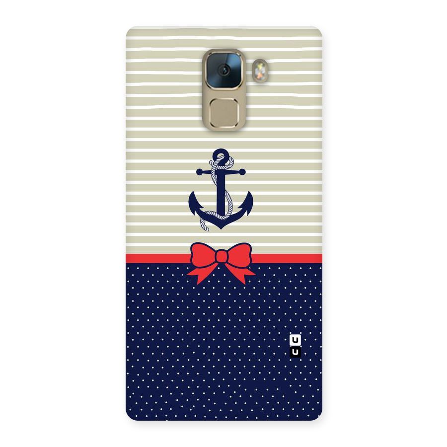 Ribbon Anchor Back Case for Huawei Honor 7