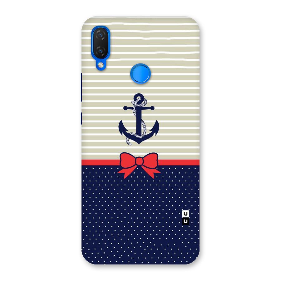 Ribbon Anchor Back Case for Huawei P Smart+