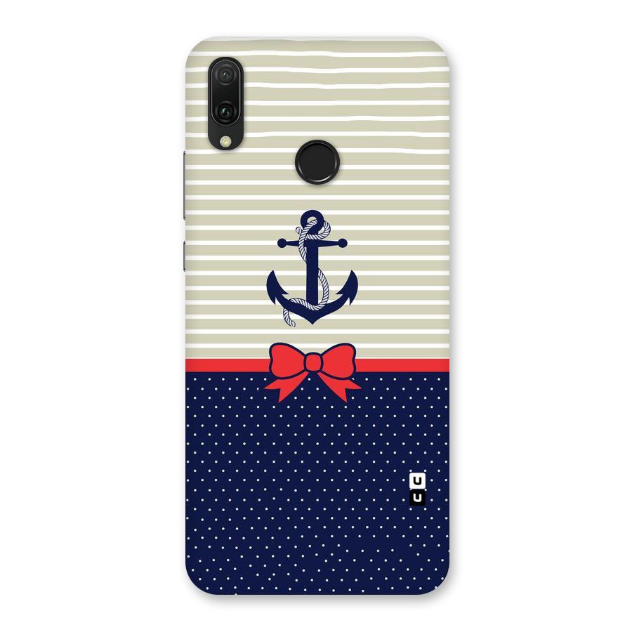 Ribbon Anchor Back Case for Huawei Y9 (2019)