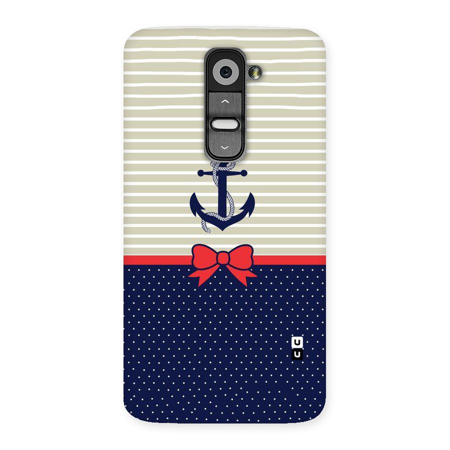Ribbon Anchor Back Case for LG G2