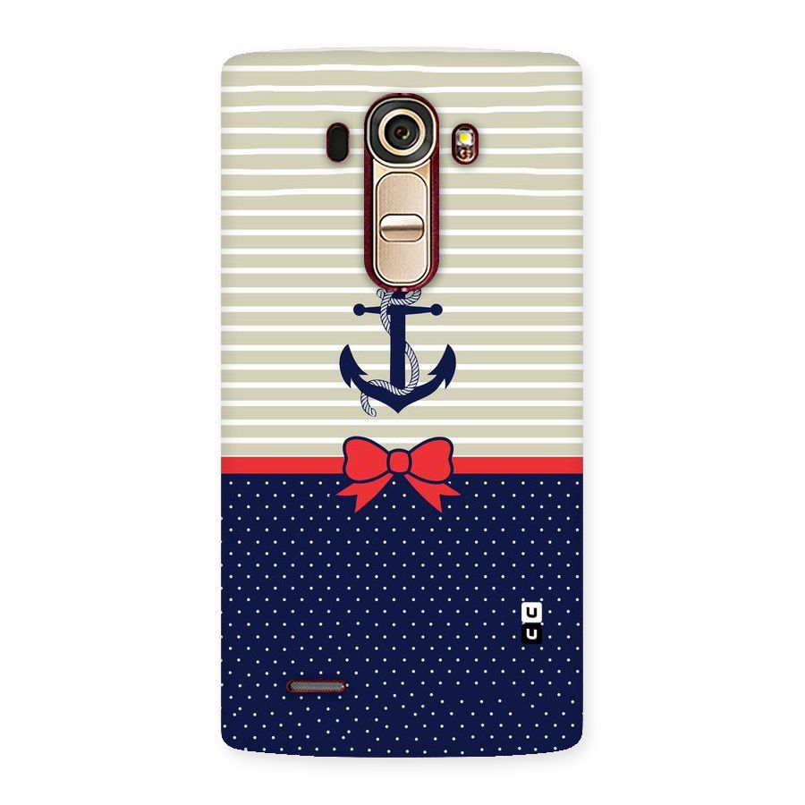 Ribbon Anchor Back Case for LG G4