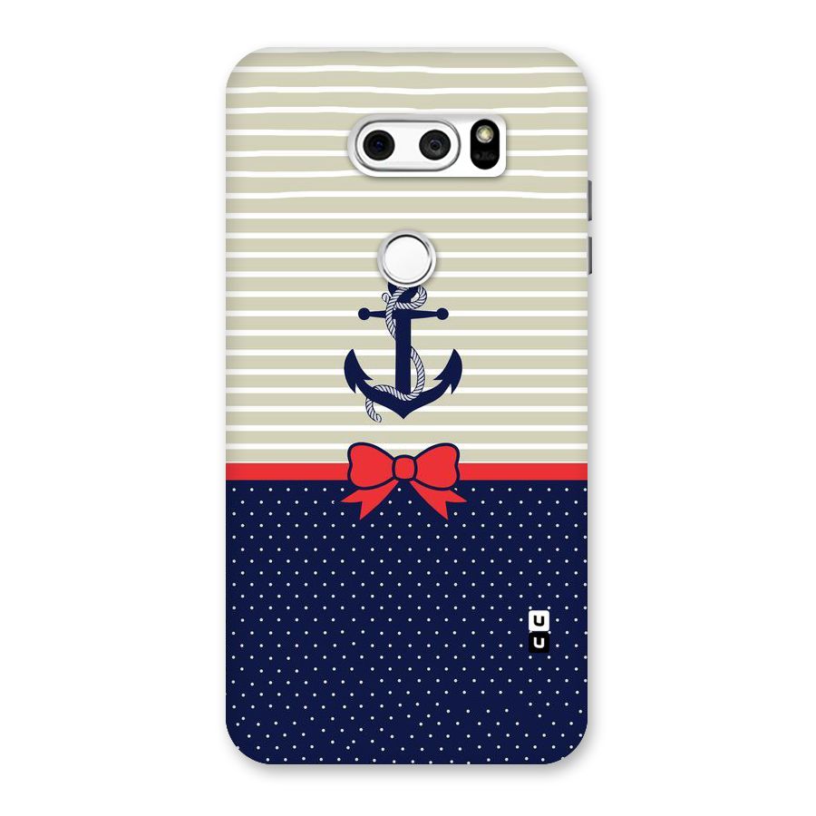 Ribbon Anchor Back Case for LG V30