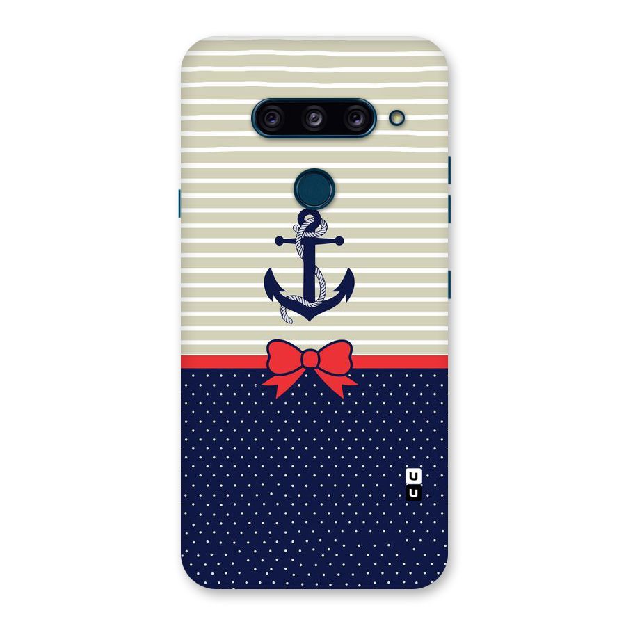 Ribbon Anchor Back Case for LG  V40 ThinQ