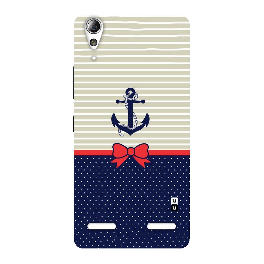 Ribbon Anchor Back Case for Lenovo A6000 Plus