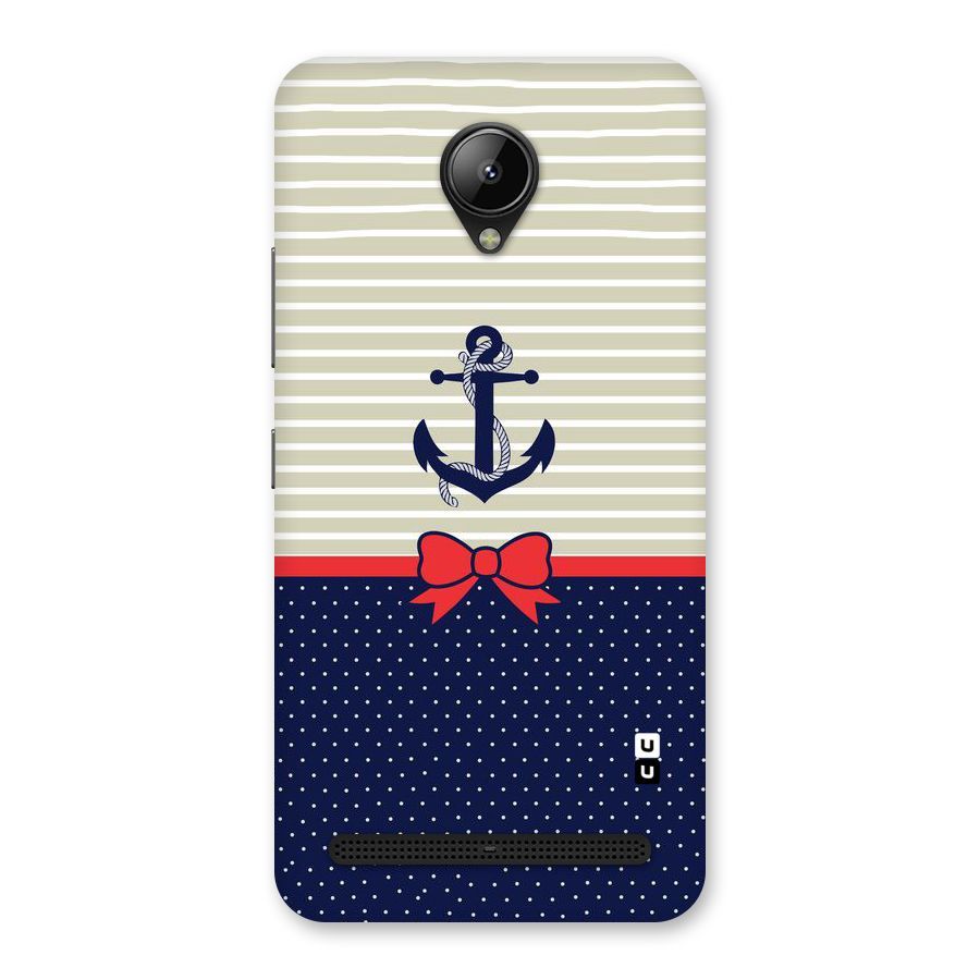 Ribbon Anchor Back Case for Lenovo C2
