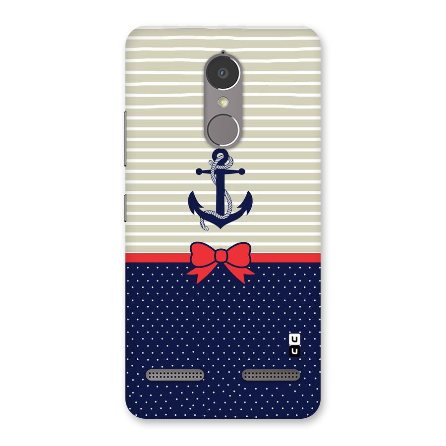 Ribbon Anchor Back Case for Lenovo K6 Power