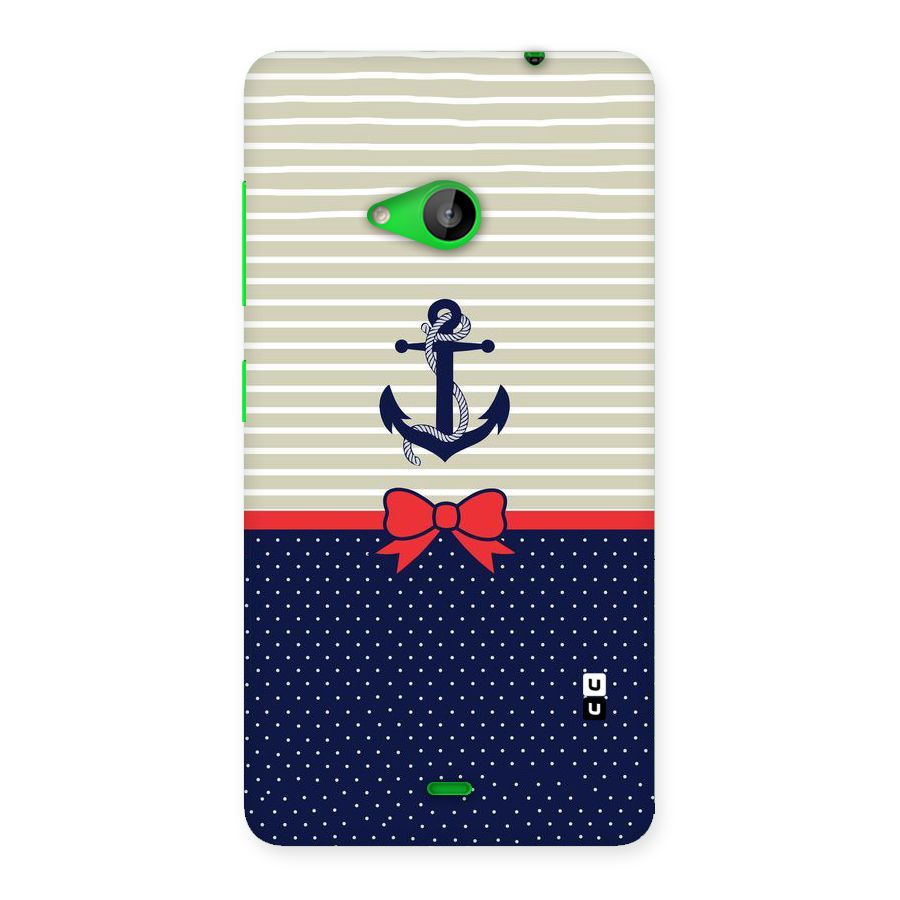 Ribbon Anchor Back Case for Lumia 535