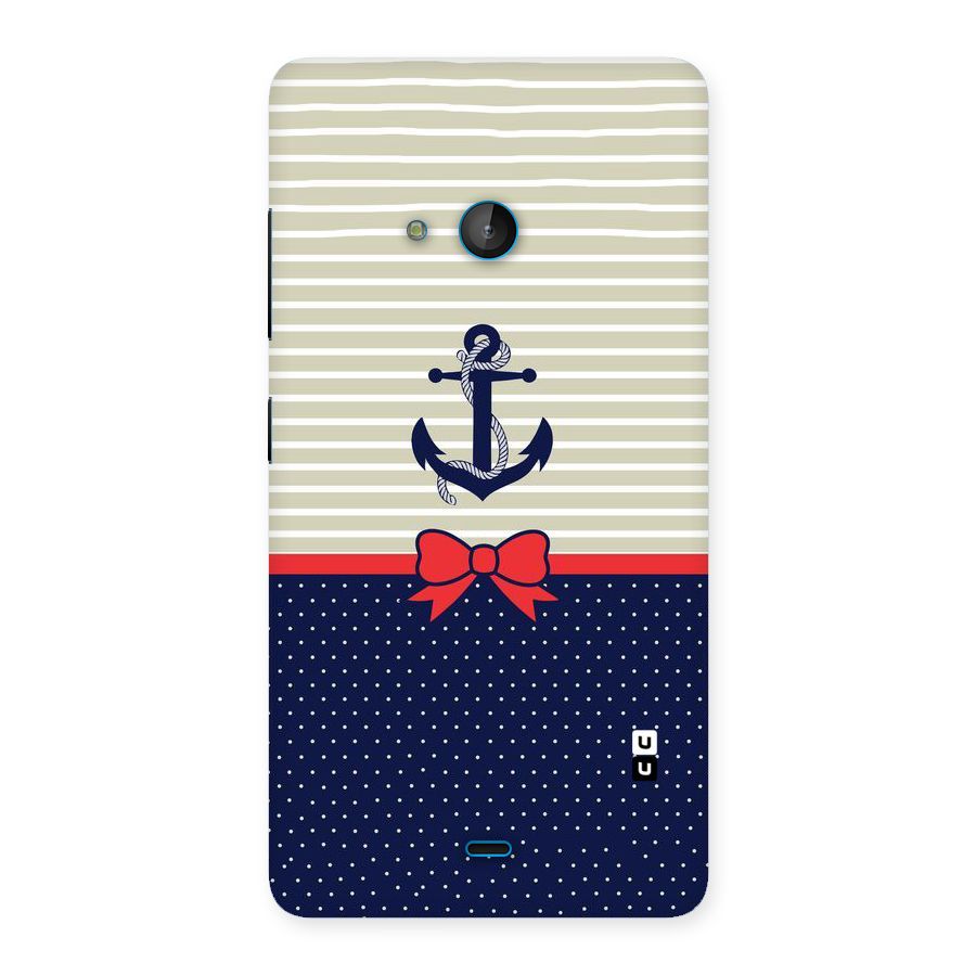 Ribbon Anchor Back Case for Lumia 540